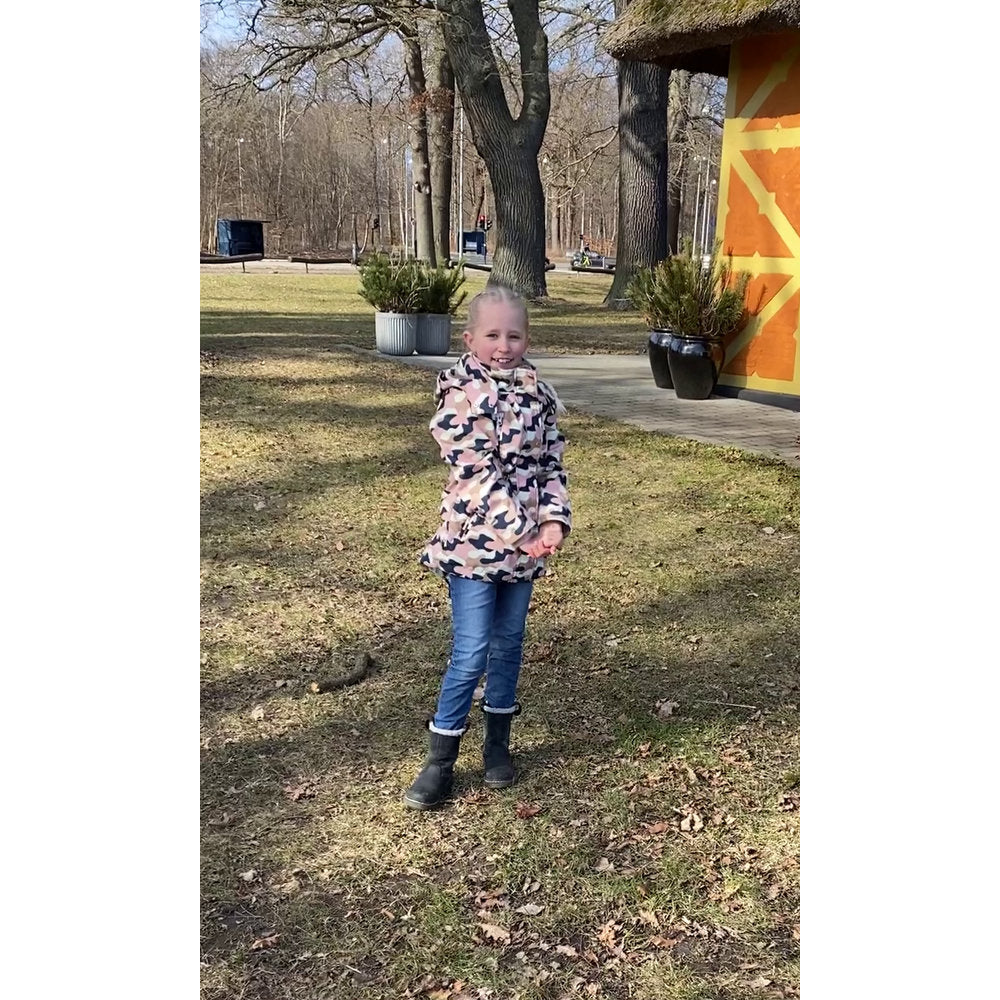 Børn - Isabella overgangsjakke Camo