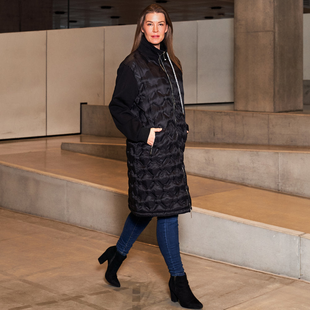 Dame - Cecilia Mixed Long Overgangsjakke