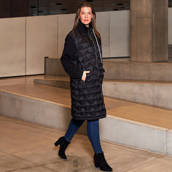 Dame - Cecilia Mixed Long Overgangsjakke