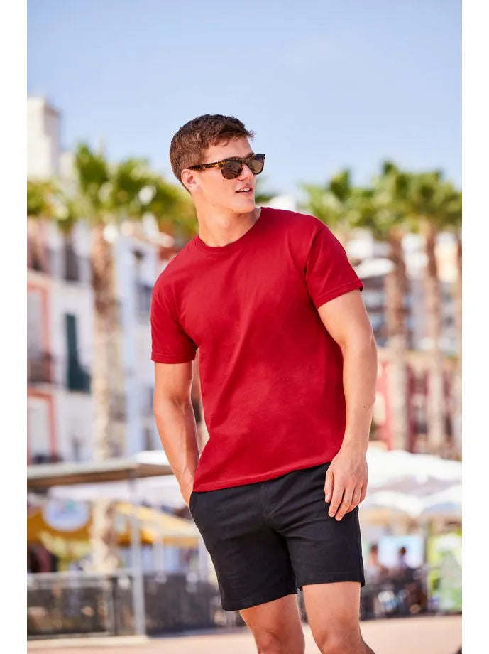 Herre - Classic T-Shirt - Røde Farver