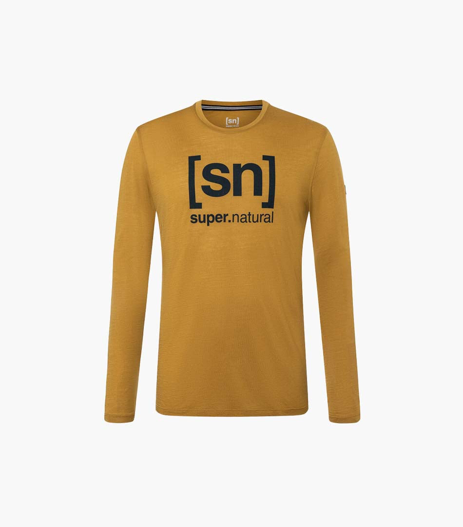 Herre - Langærmet S.N. Logo T-shirt