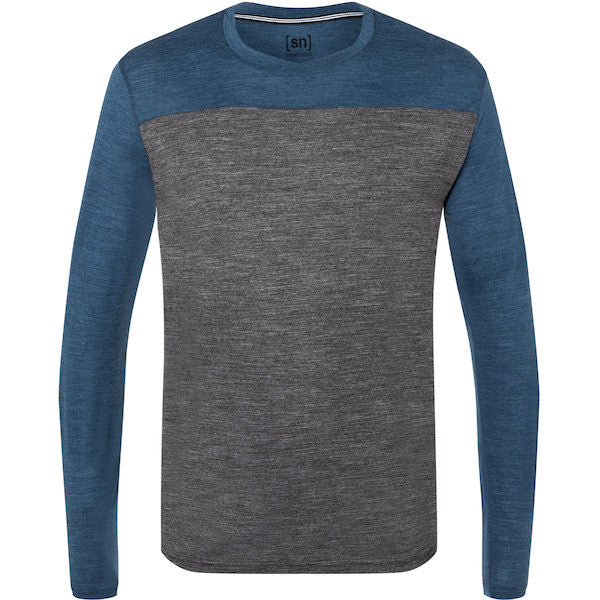 Herre Langærmet T-shirt - Contrast LS - Str. XXL