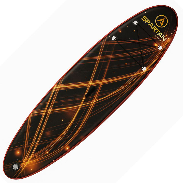 Spartan SUP Board - Sort/Rød