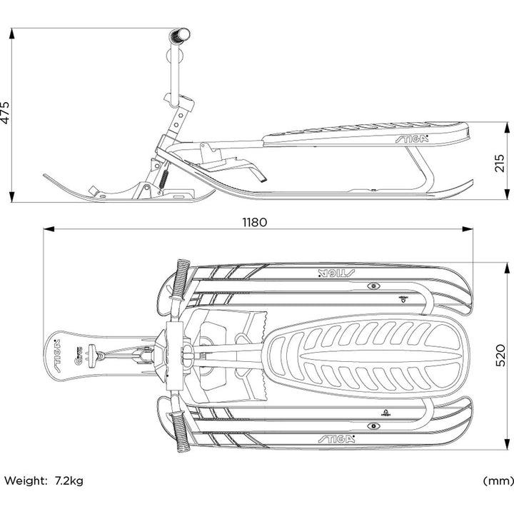 Snowracer Curve SX Kælk