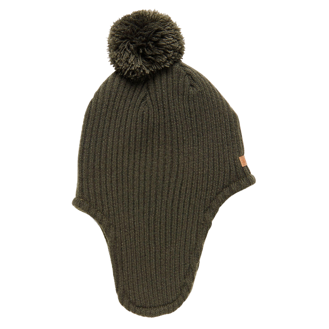 Børn - Vindtæt beanie - Grøn