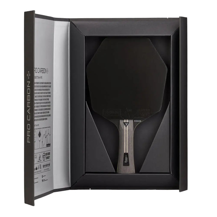 Bordtennisbat - Pro Carbon+ Cybershape 5-Star