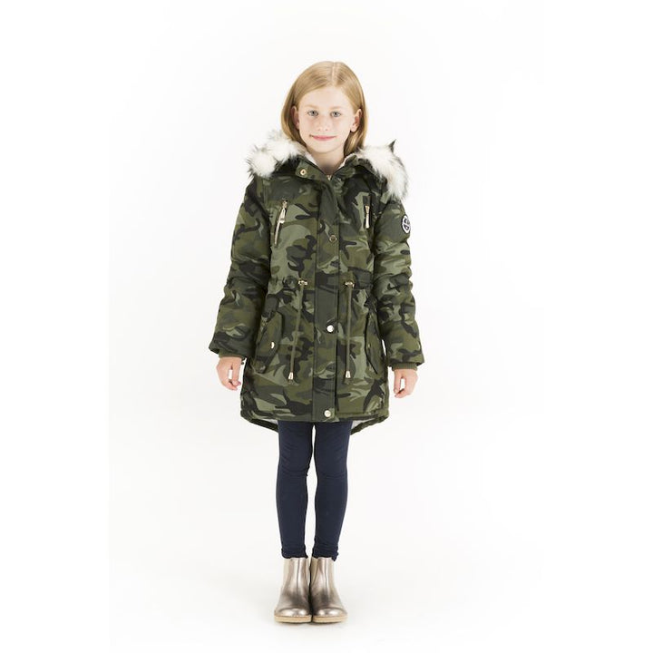 Børn - Camo Parka Vinterjakke