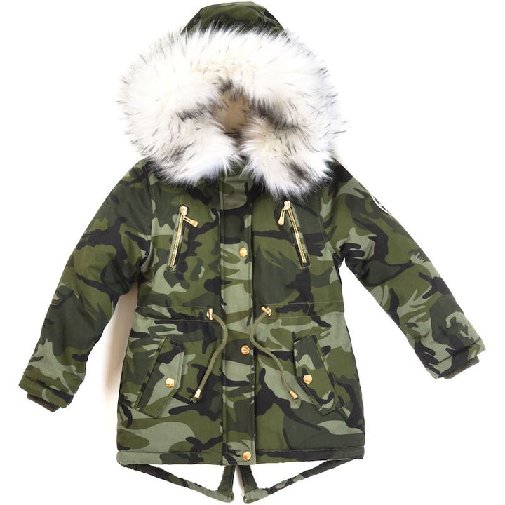 Børn - Camo Parka Vinterjakke