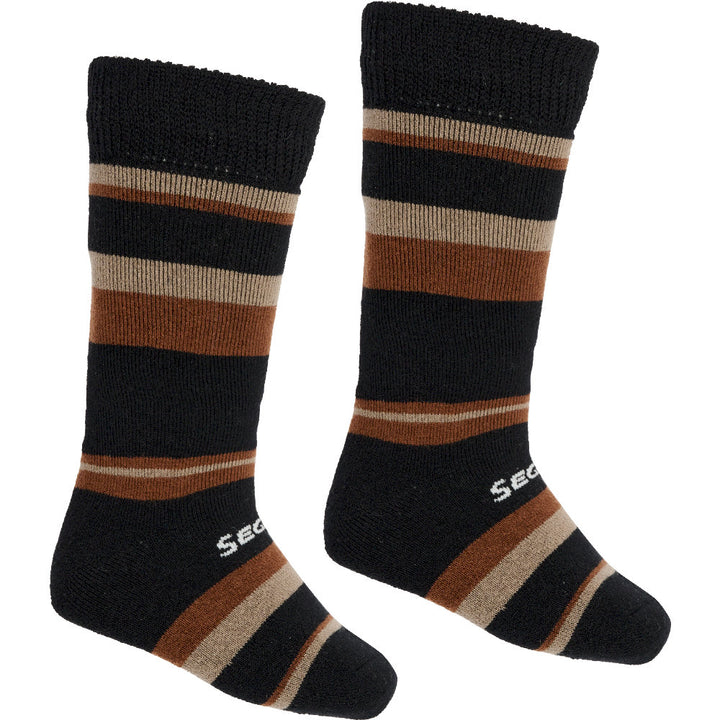 Børn - Stripe Merinould Skistrømper - Flere Farver