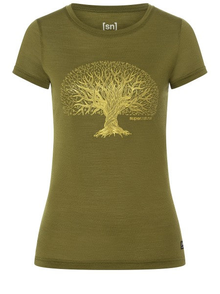 Dame T-shirt - Yoga Tree Tee